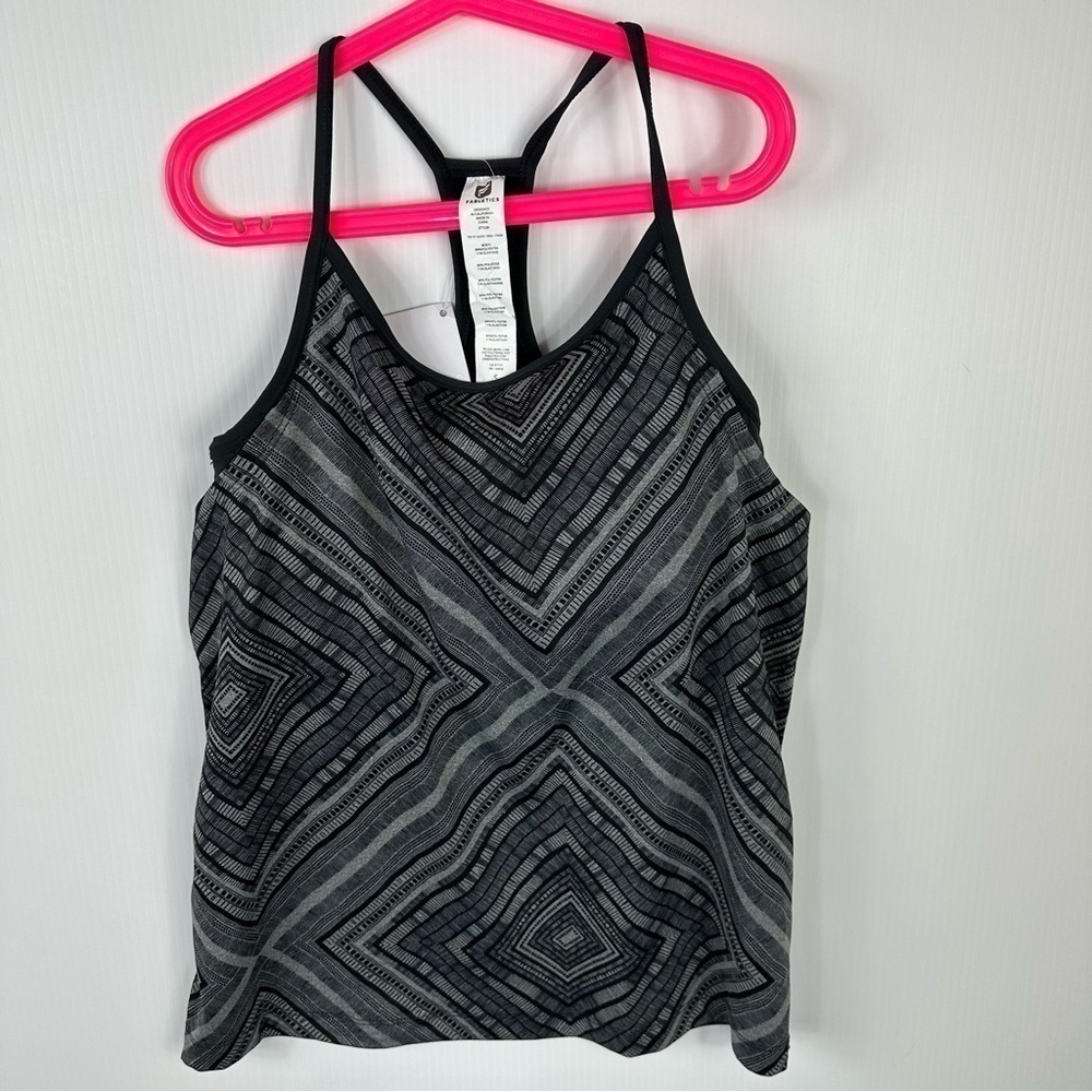 FABLETICS Tank Bra Sz S Norwalk Taos Print NWT Workout - Picture 4 of 11